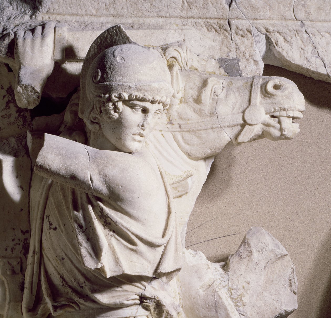 Battle scene, c.169 (detail) by Roman