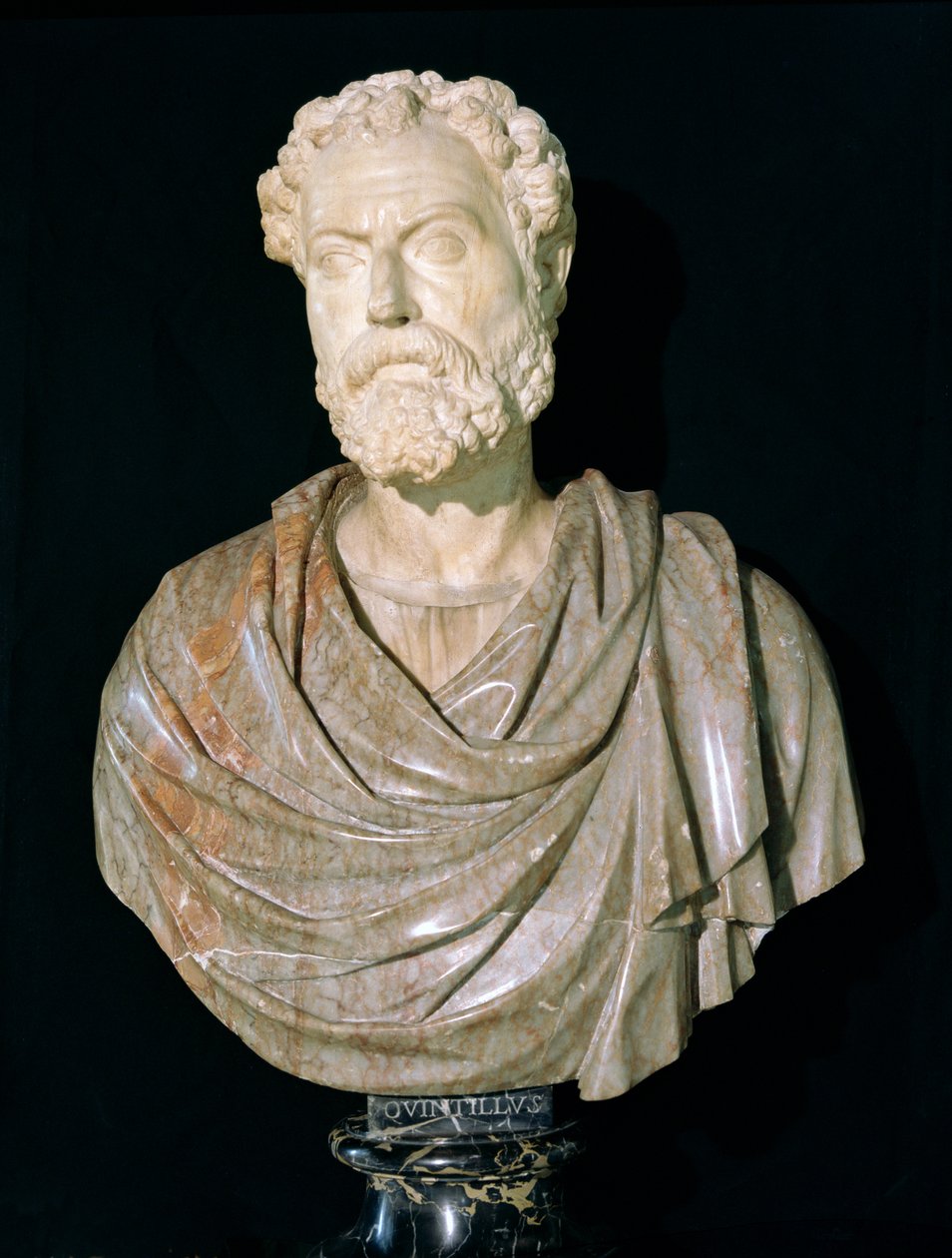 Bust of Marcus Fabius Quintilianus (35-95BC) by Roman