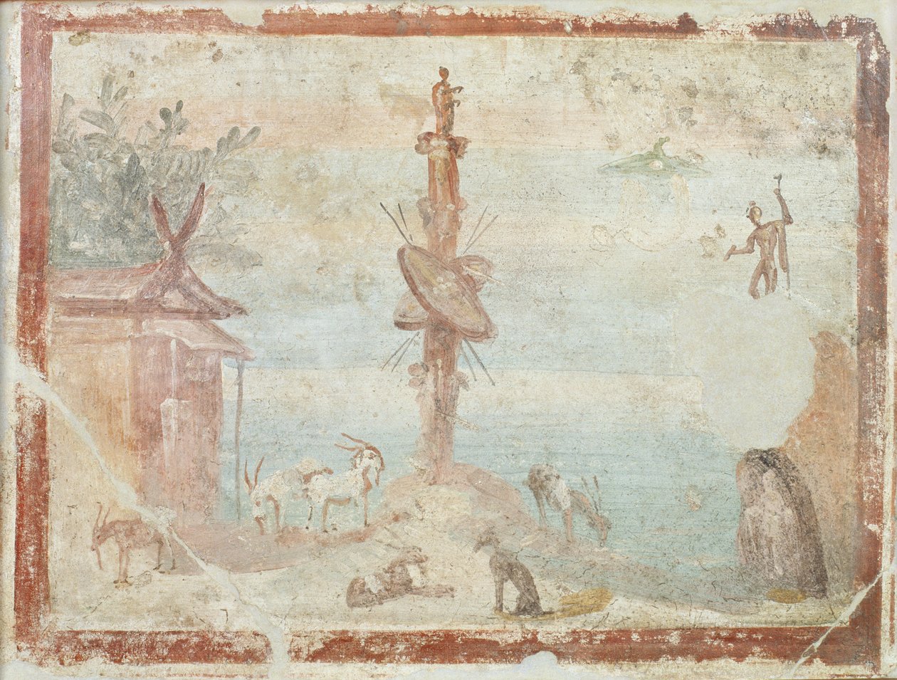 Idyllic Landscape, Pompeii by Roman: Buy fine art prints