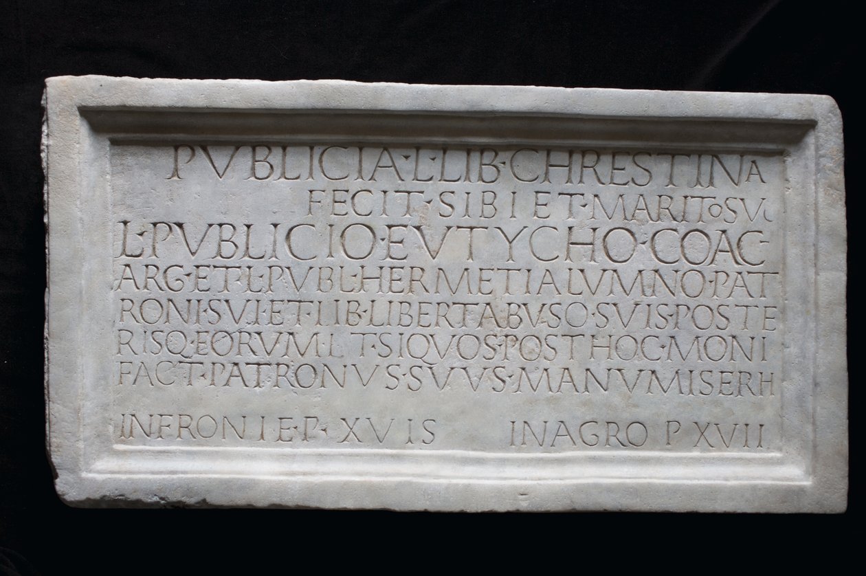 Memorial Inscription by Roman