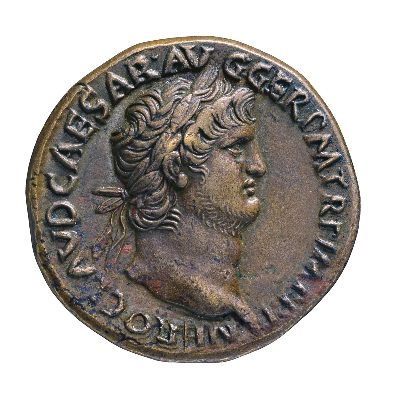 Roman Imperial Coin from Rome, AD 65 by Roman