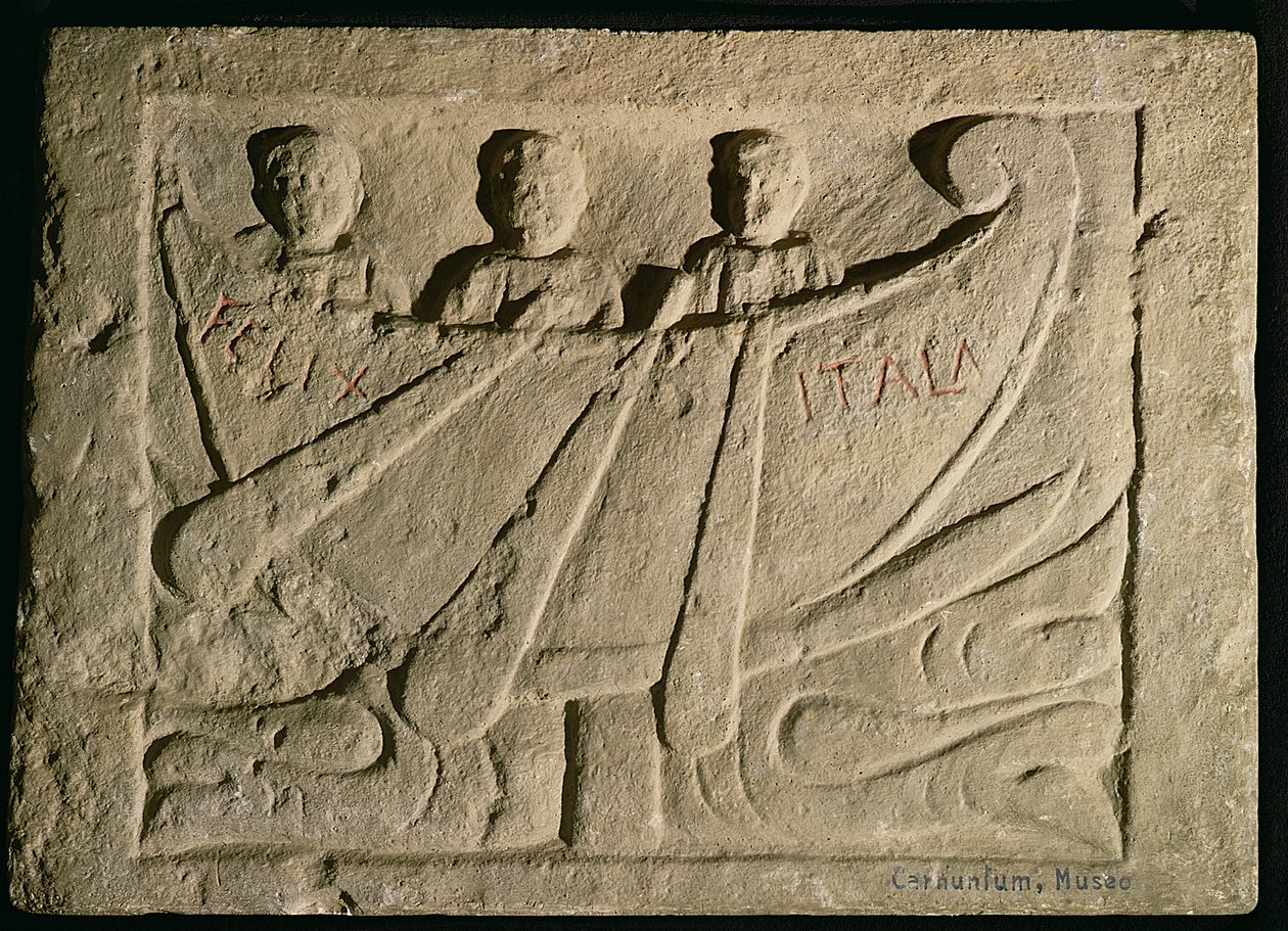 Stela Depicting a Rowing Boat 