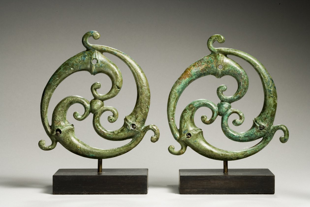 Triskele appliques, Romano-Celtic by Roman