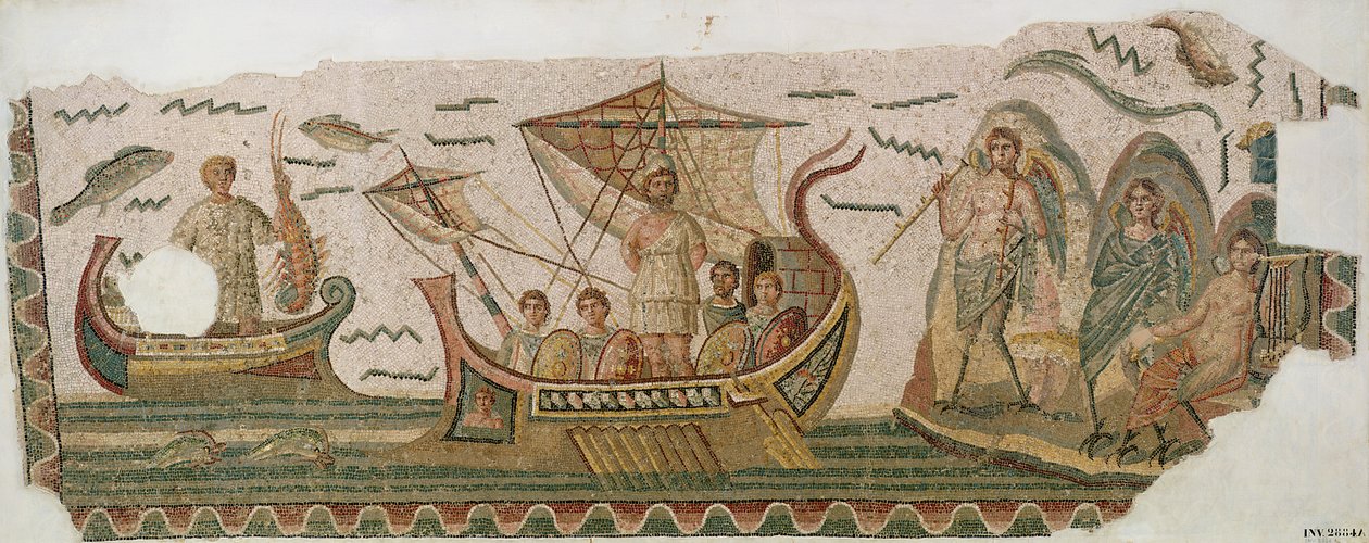 Ulysses and the Sirens by Roman: Premium art reproduction