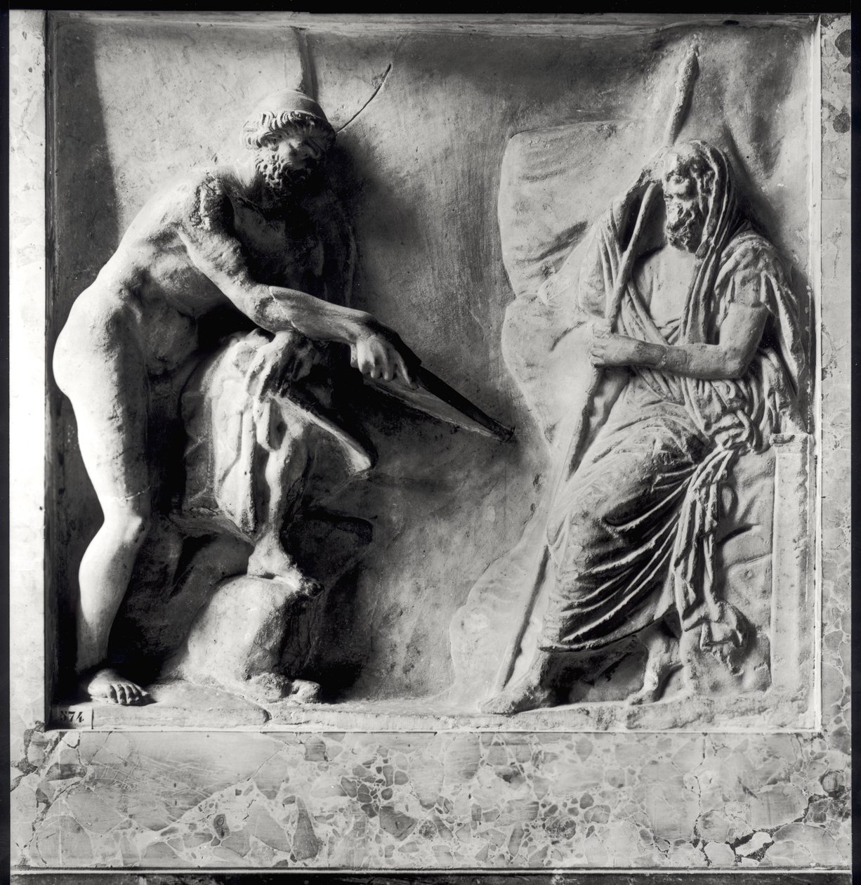 Ulysses Consulting Teiresias by Roman
