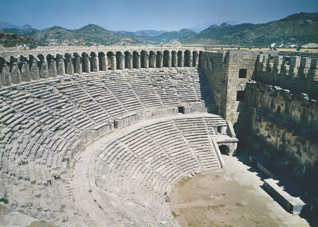 View of the amphitheatre by Roman: Buy fine art print