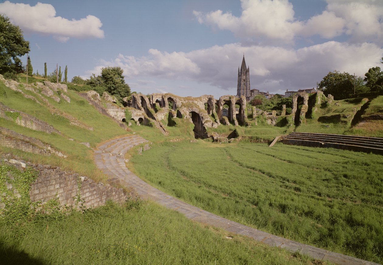 View of the Amphitheatre, Built Under Emperor Claudius (41-54 AD)