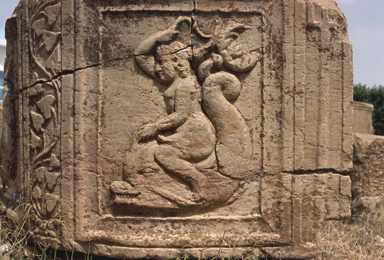 Water Nymph Riding a Dolphin by Roman Imperial Period