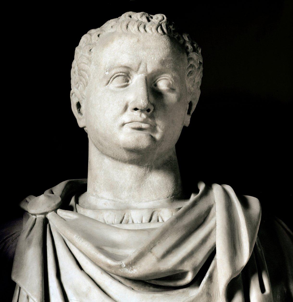 Bust of Vespasian by Roman: Premium art reproduction