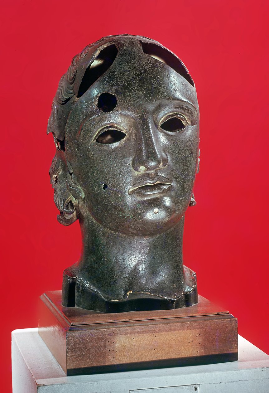 Head of Apollo, from Nimes, 1st-2nd Century by Roman