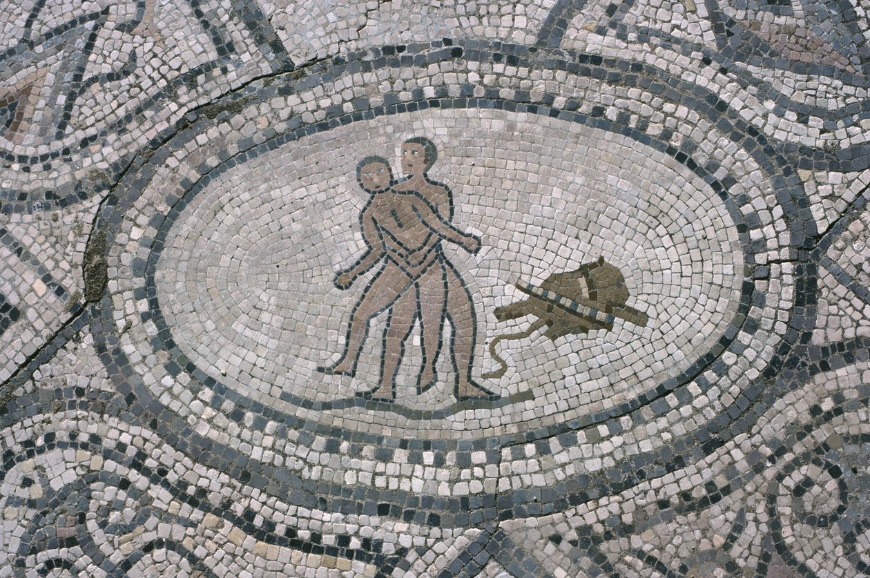 Hercules and Antaeus, from the Floor of 