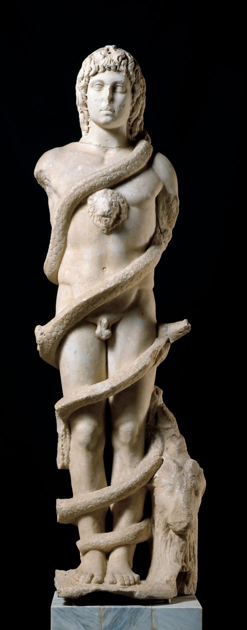 Mithraic Cult: Representation of the Divinity Mithra with Chronos