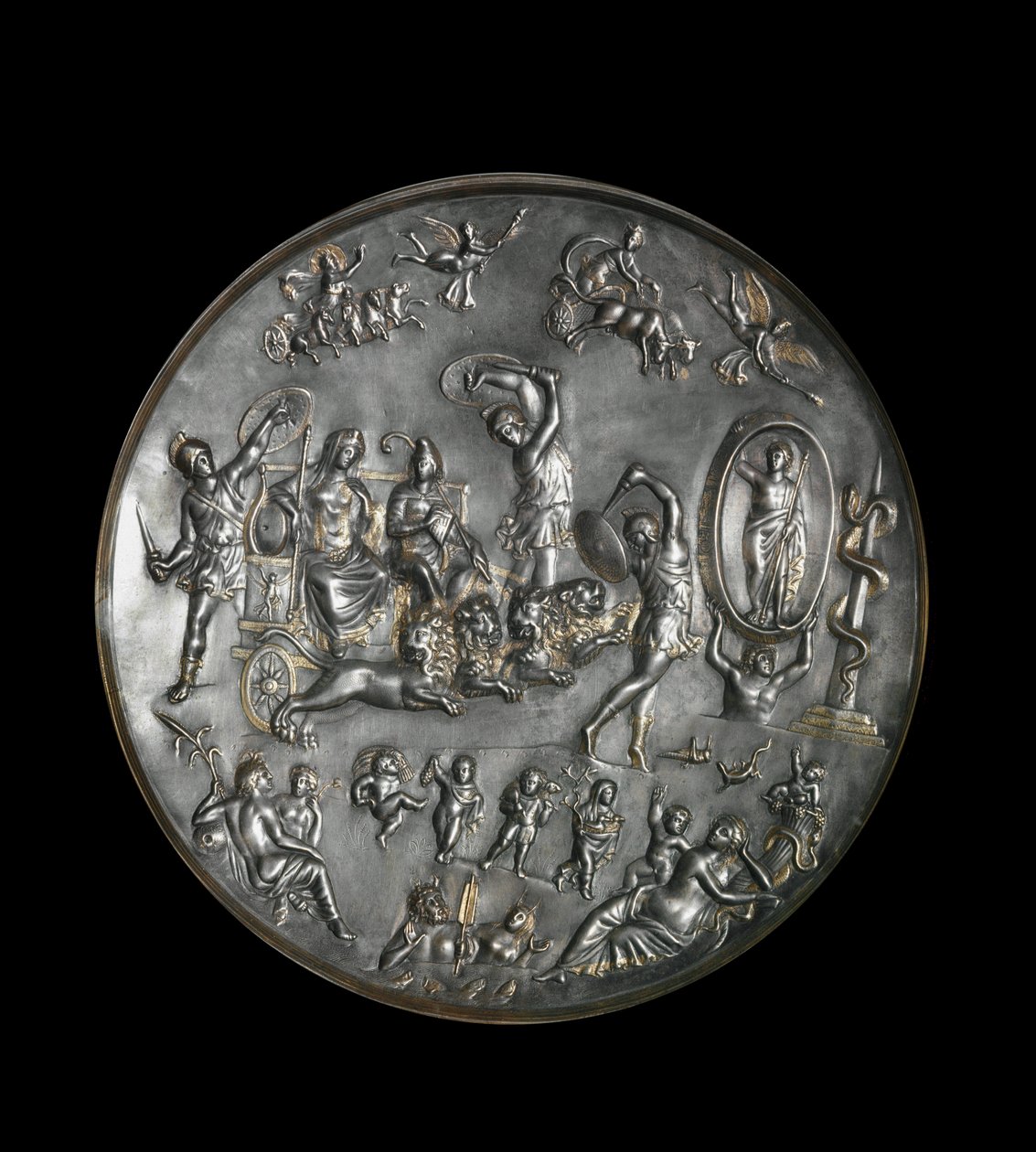 Patere de Parabiago, Silver Ritual Dish Depicting the Triumph of Attis ...
