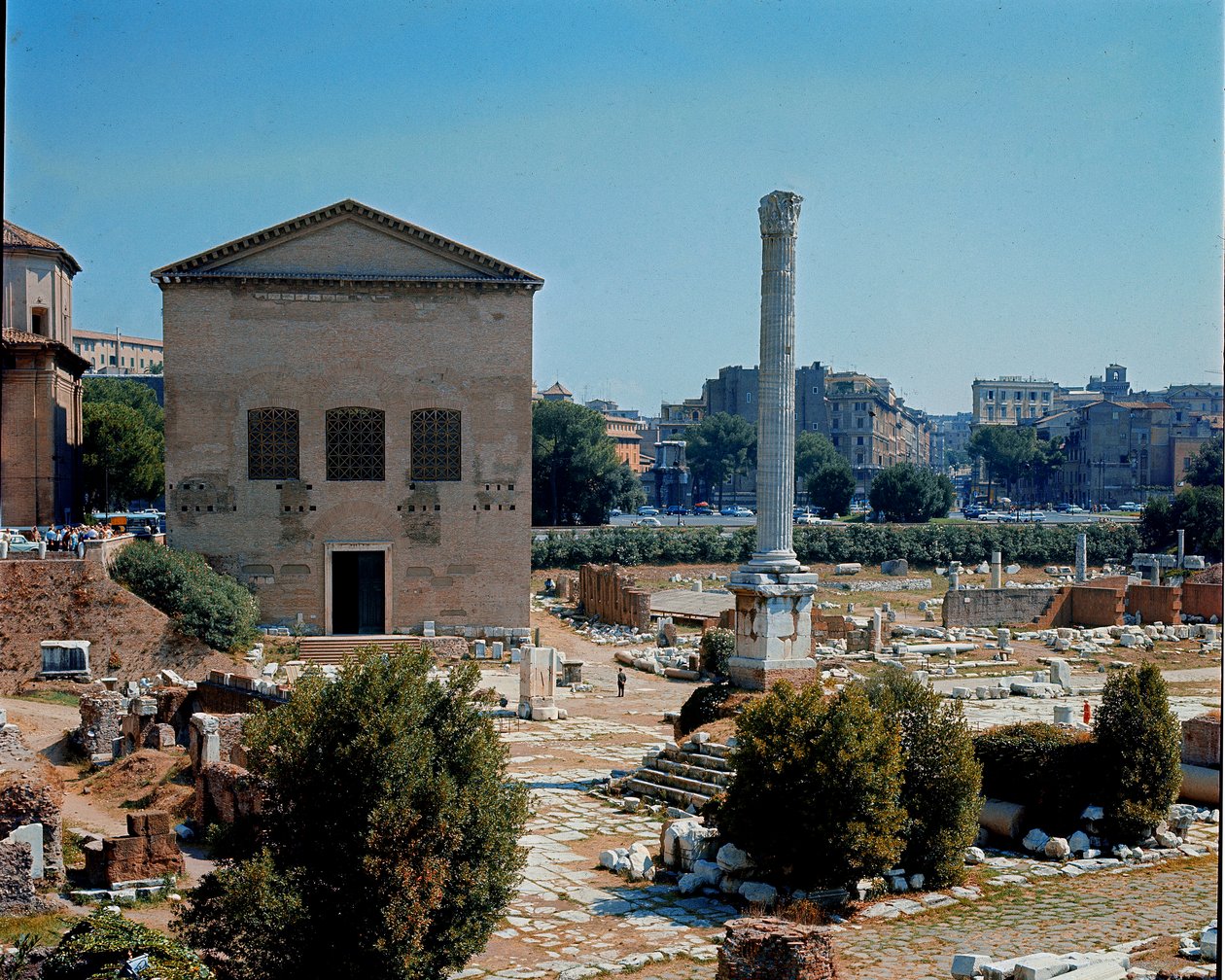 Roman Forum: View of the Curia by Roman