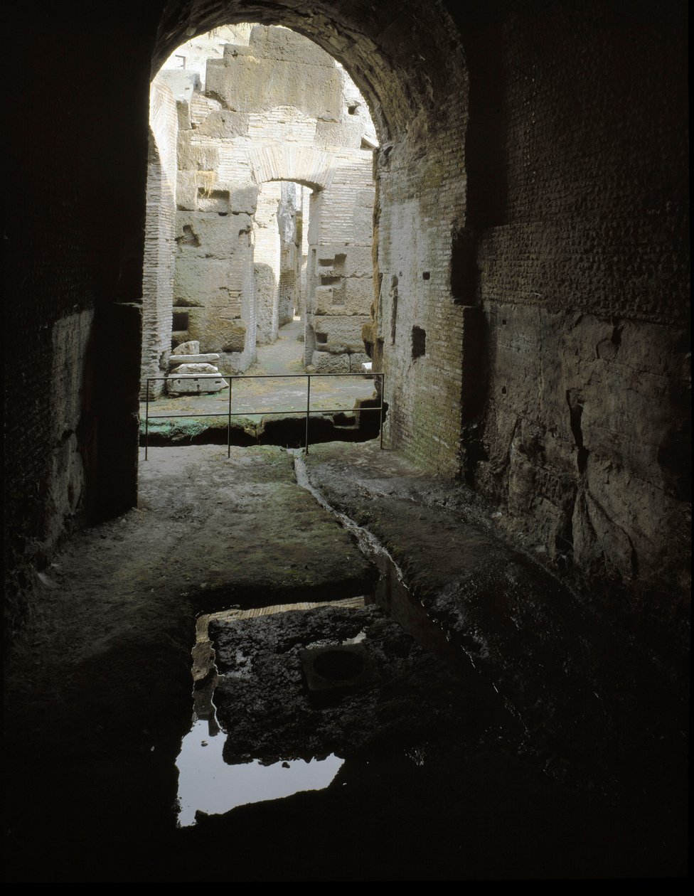 View of the Underground Passages of the Colosseum by Roman
