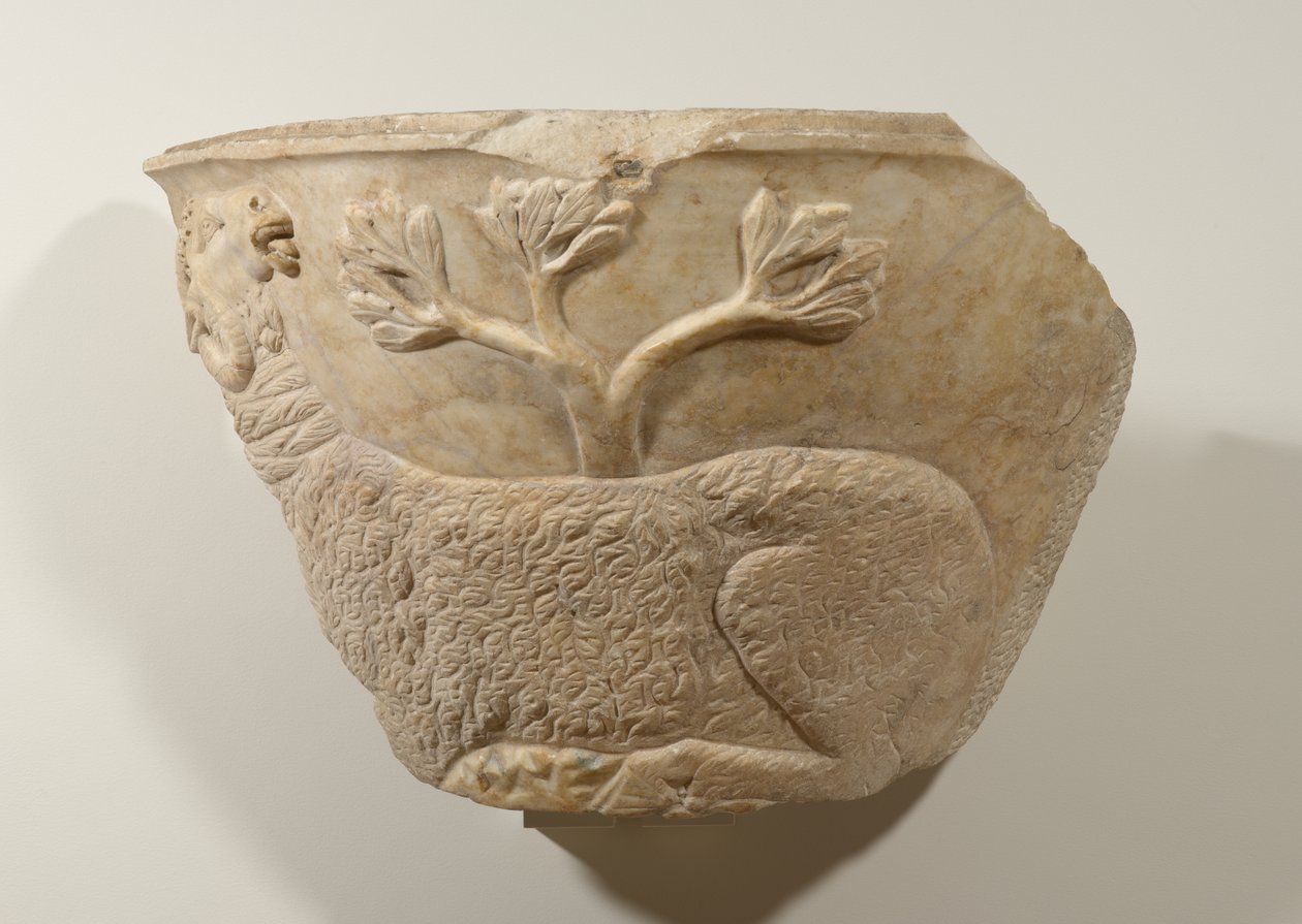 Sarcophagus Fragment, 3rd century by Roman