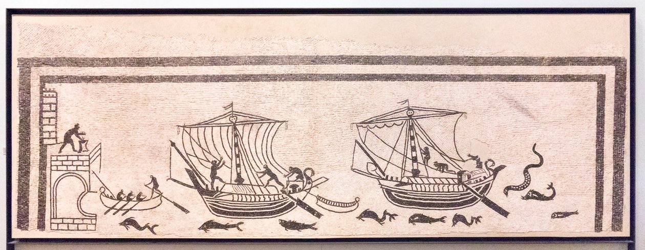 Ships Approaching a Port by Roman