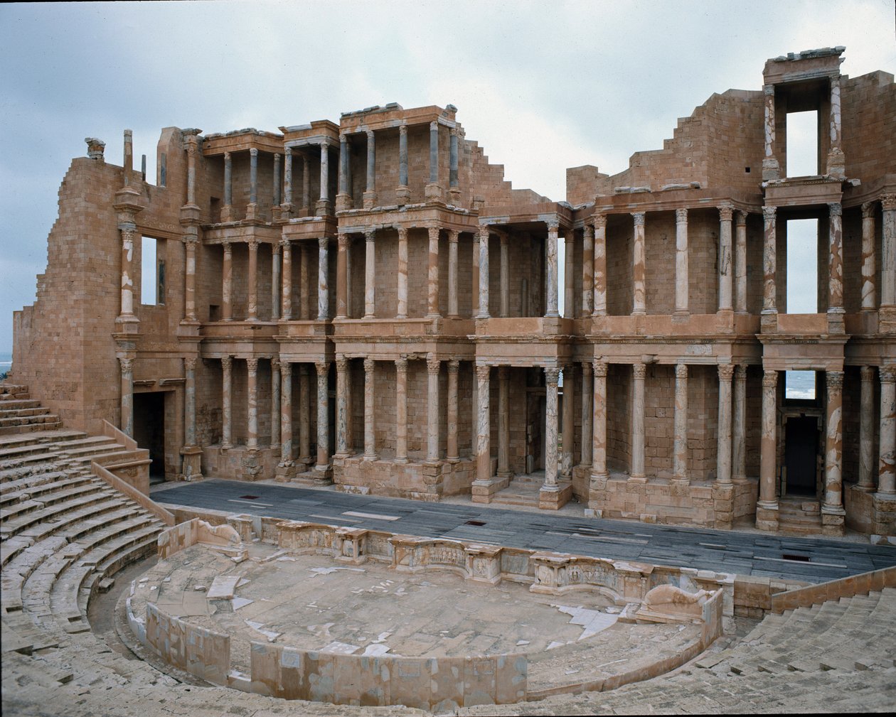 Stage of Roman theater, 2nd-3rd century by Roman