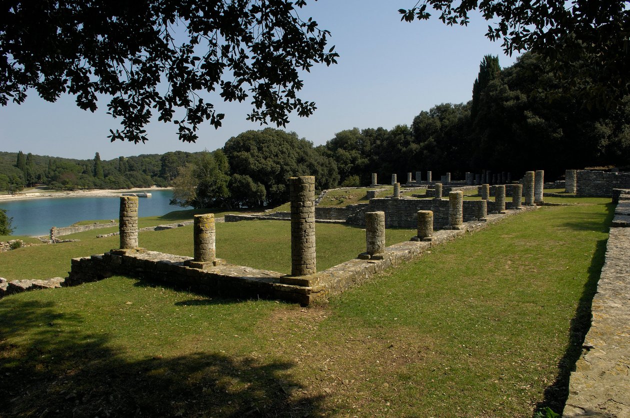 The Roman villa in Verige Bay, Brijuni, Croatia by Roman