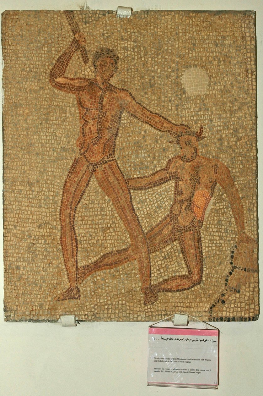 Theseus and the Minotaur, from the House of Jacob Magnus by Roman