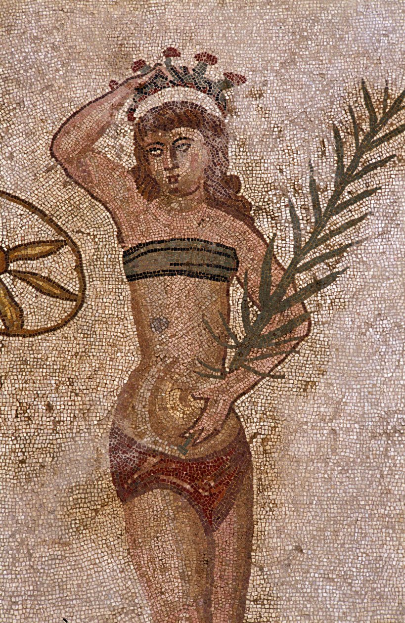 Young Romans Engaged in Physical Exercises by Roman