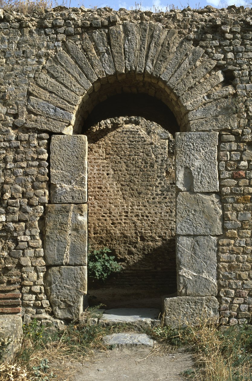 A door (detail of the baths) by Roman Imperial Period