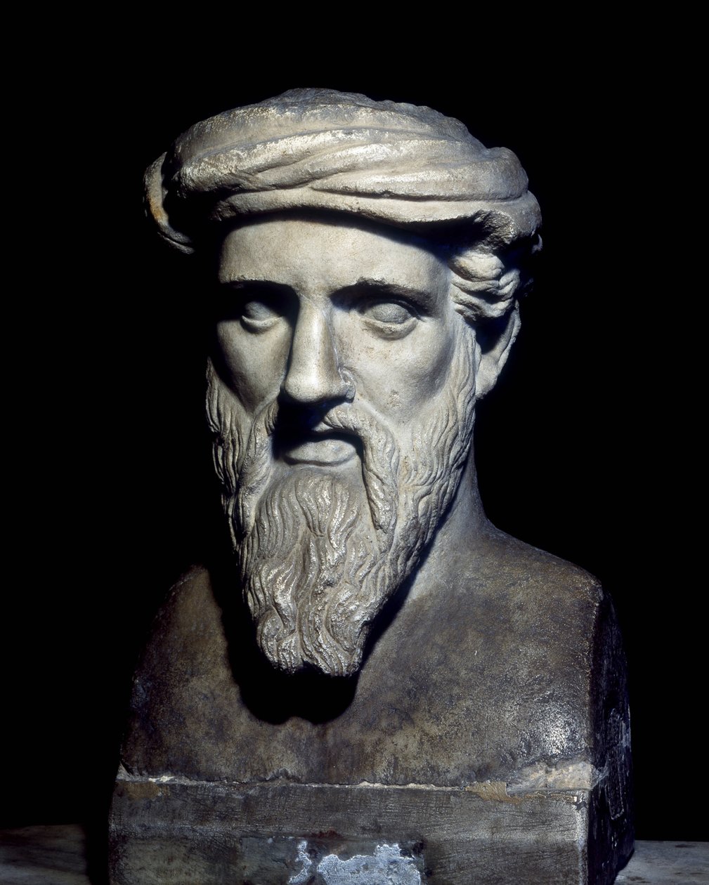 Bust of Pythagoras (6th BC), Musei Capitolini, Rome by Roman Roman