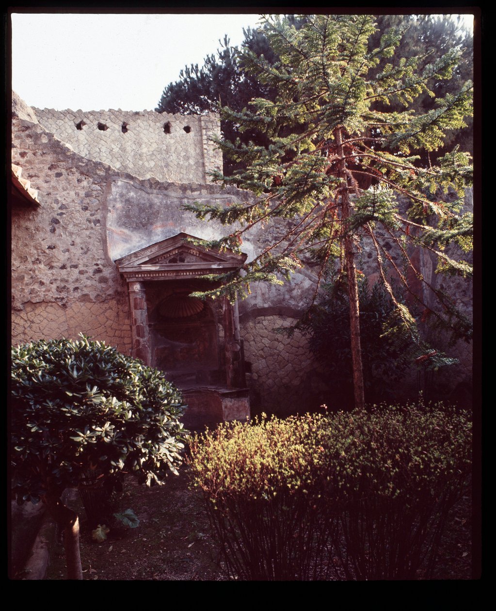 Lararium of Casa del Mobilio Carbonizzato by Roman Roman