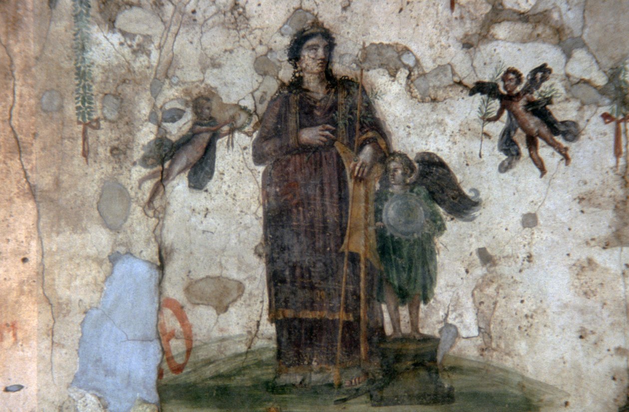 Venus Pompeiana, Fresco from the Teberna of the Four Gods, Via dell