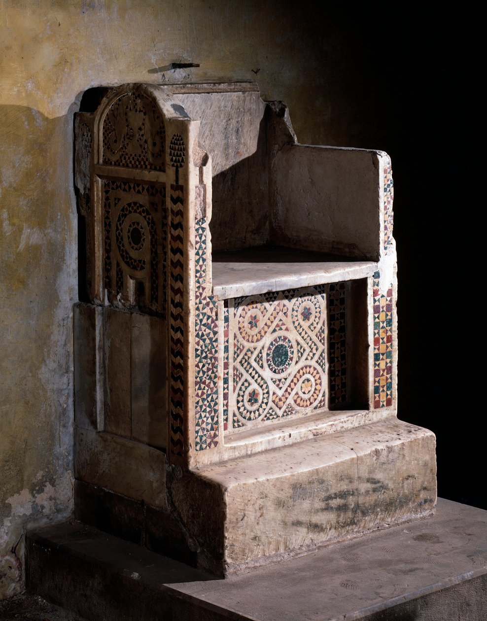 Marble and Mosaic Chair of Antipope Clement VII