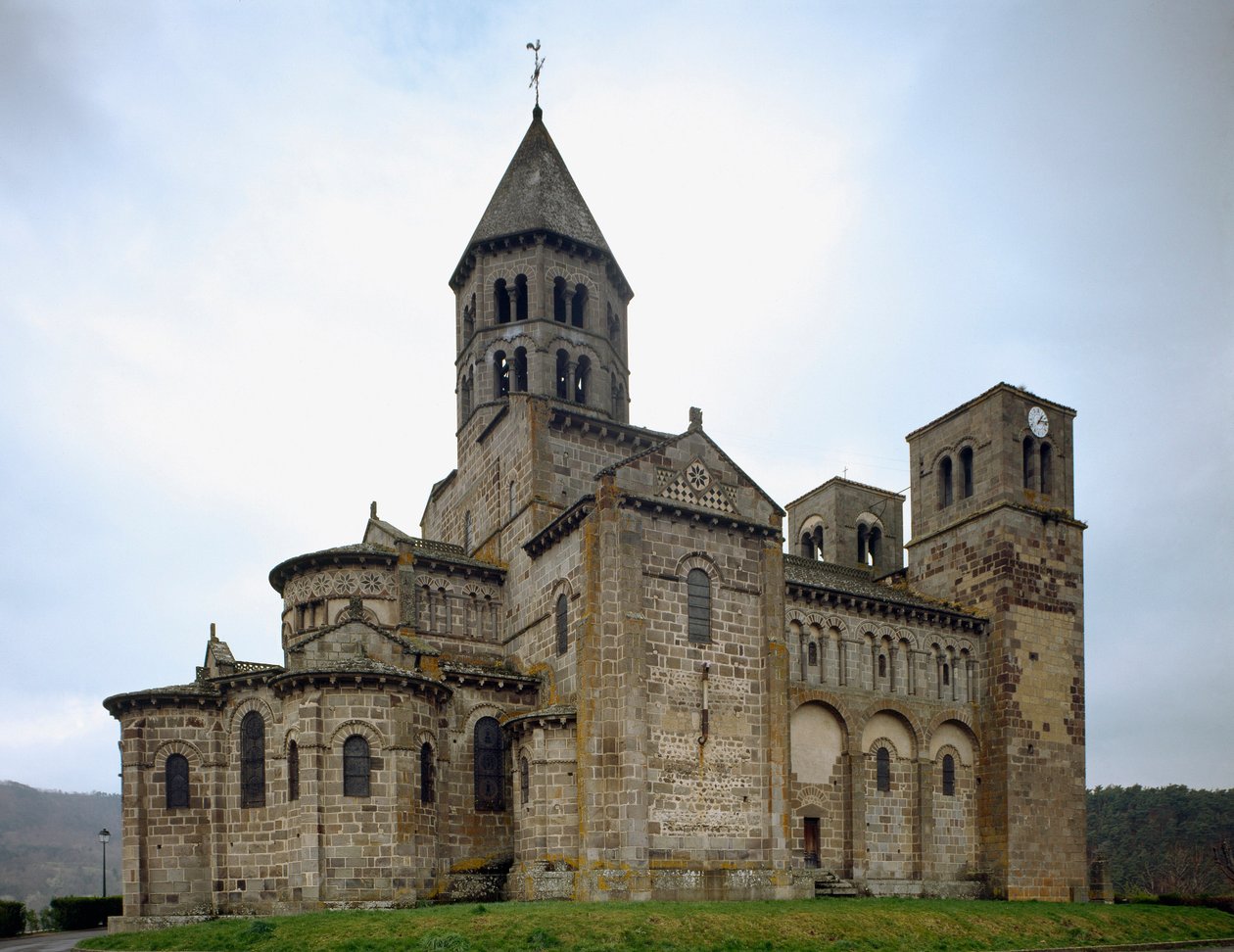 Romanesque Art: View of the Church of Saint-Nectaire