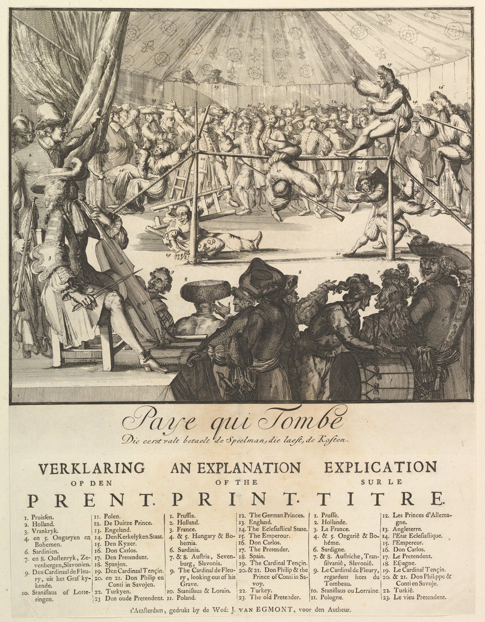 Paye qui Tombe: The Fall of the... by Romeyn de Hooghe