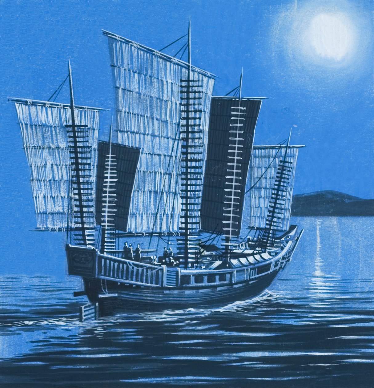 Chinese Ship by Ron Embleton