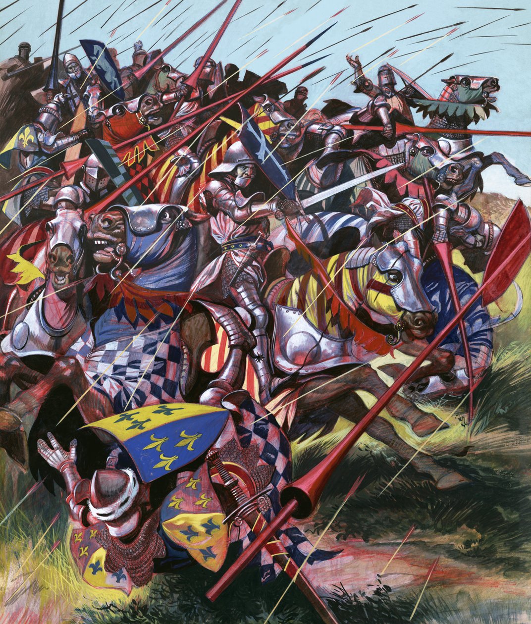 Into Battle: Agincourt -- The Impossible Victory by Ron Embleton
