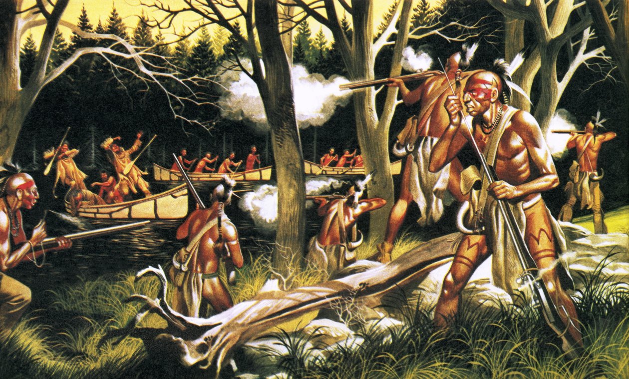When the Red Man Rode: The Hurons by Ron Embleton