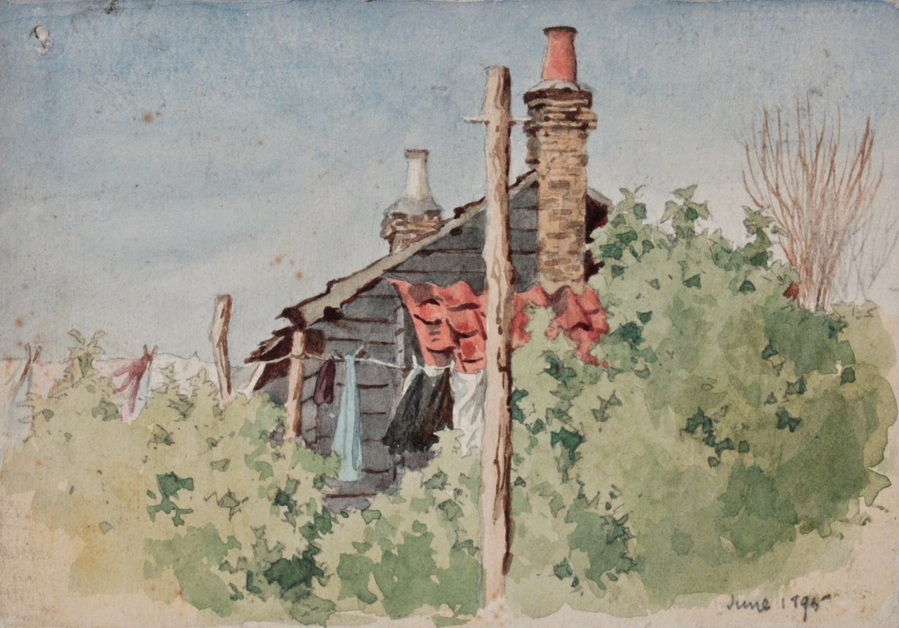 Washing on a Line by Rosa Clementina Petherick