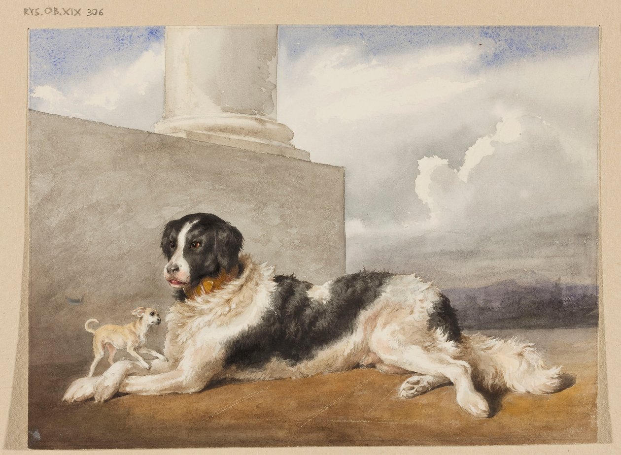 Dogs of the Czartoryski Princes Sultan and Rosette by Rosa Bonheur