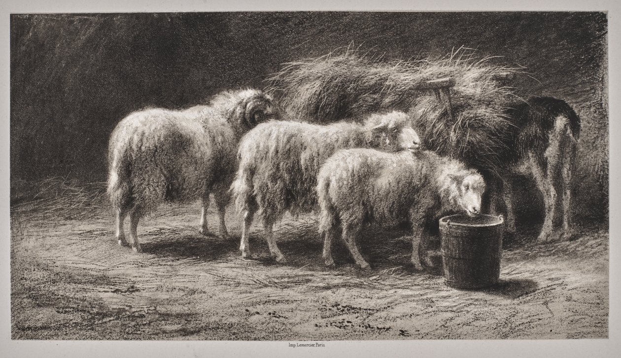 Sheepfold by Rosa Bonheur