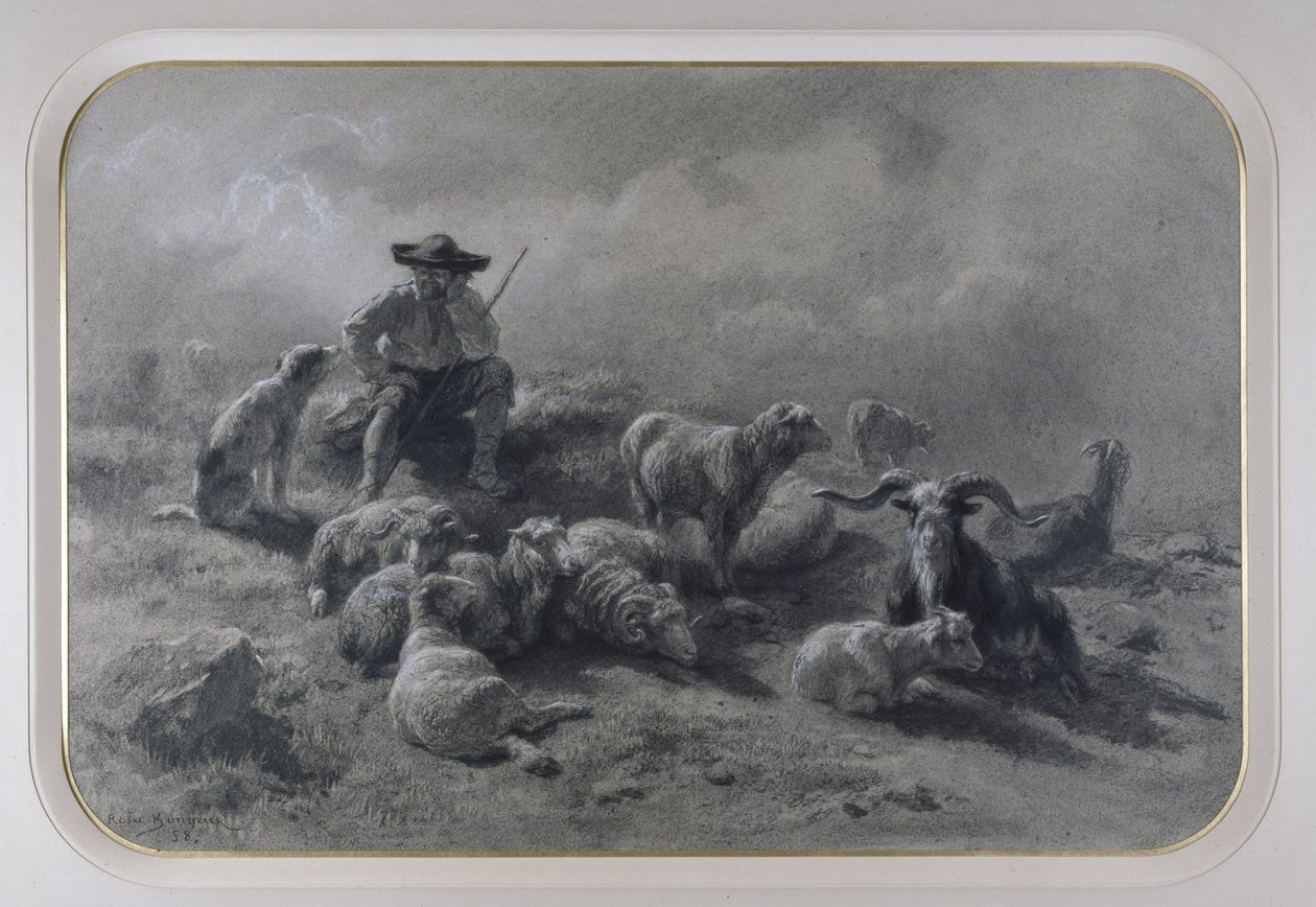 The Conversation by Rosa Bonheur