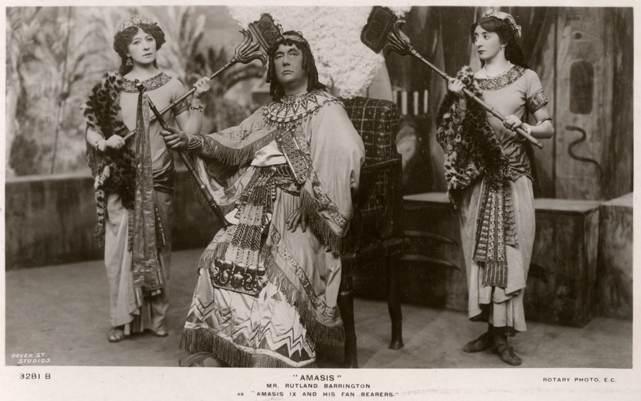 Members of the Cast of Amasis, c1906 by Rotary Photo