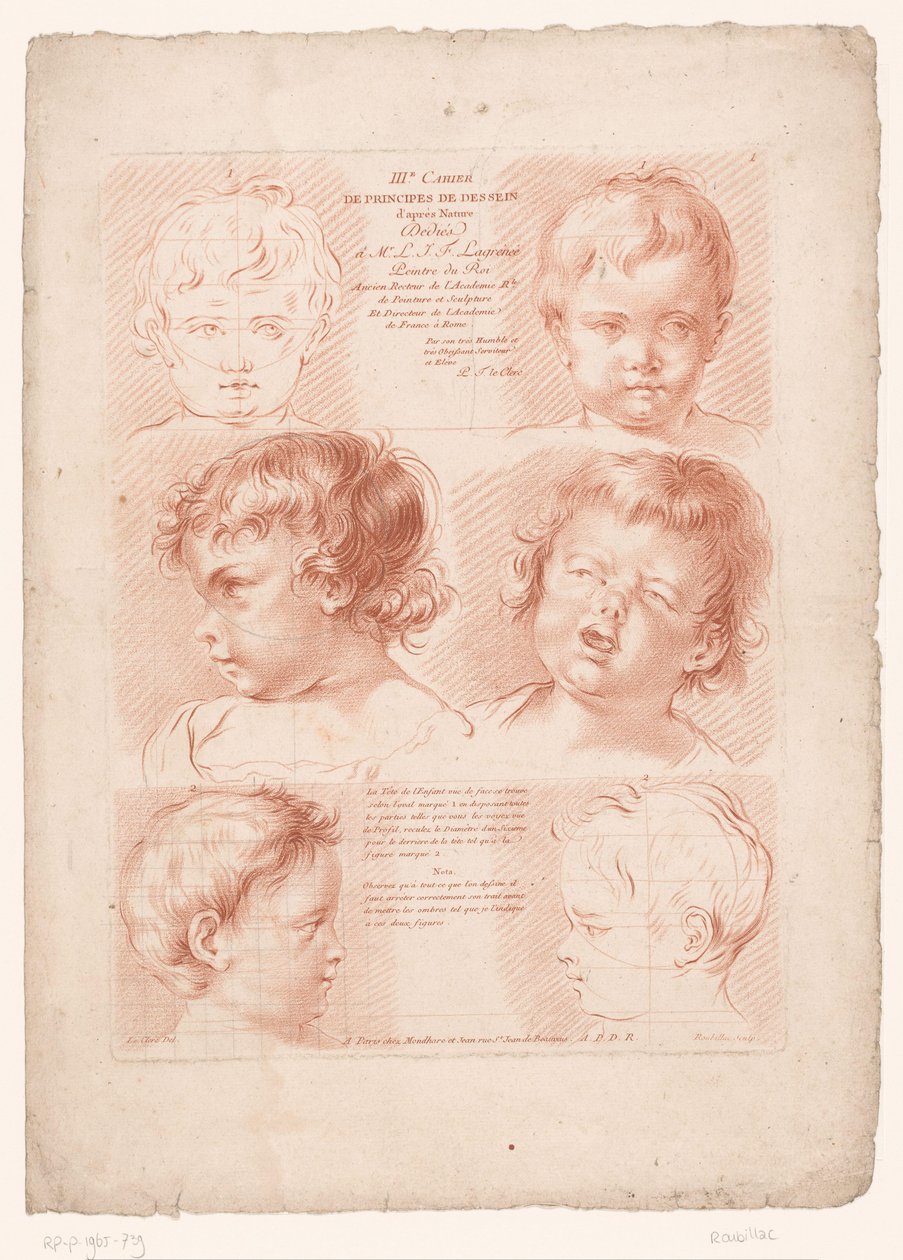 Title print with six children