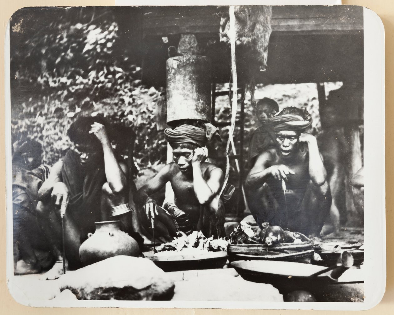 Ifugao Priests During a Religious Ceremony, 1910 by Roy Barton