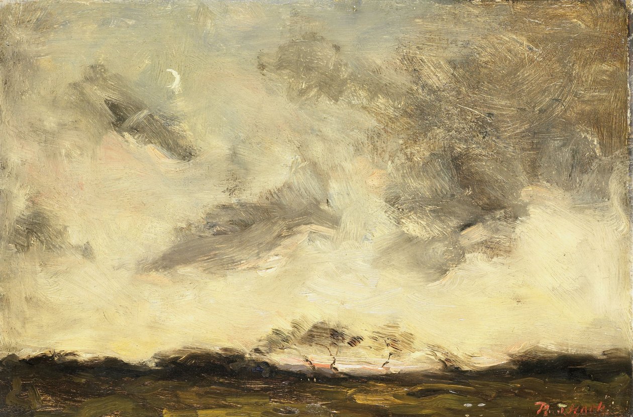 Evening Sun by Rudolf Haak: Highest-quality art reproduction