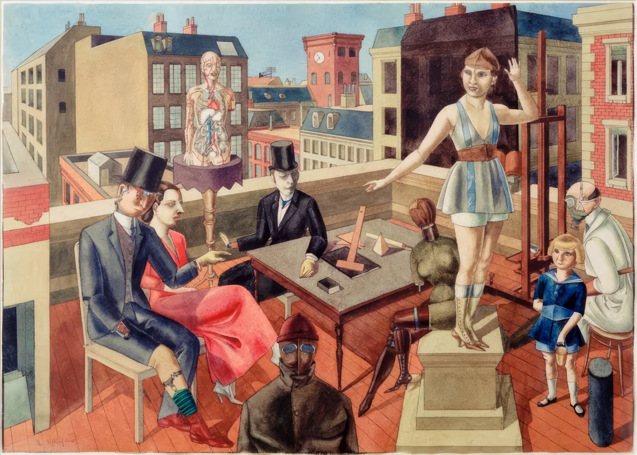 Dada Rooftop Studio by Rudolf Schlichter