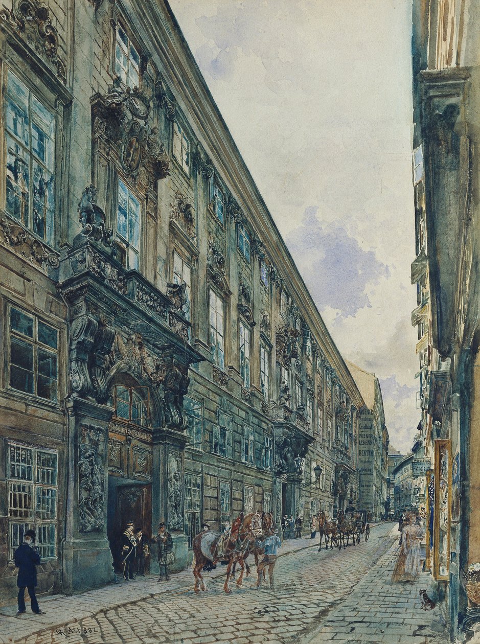 The Winter Palace of Prince Eugene of Savoy in Himmelpfortgasse in