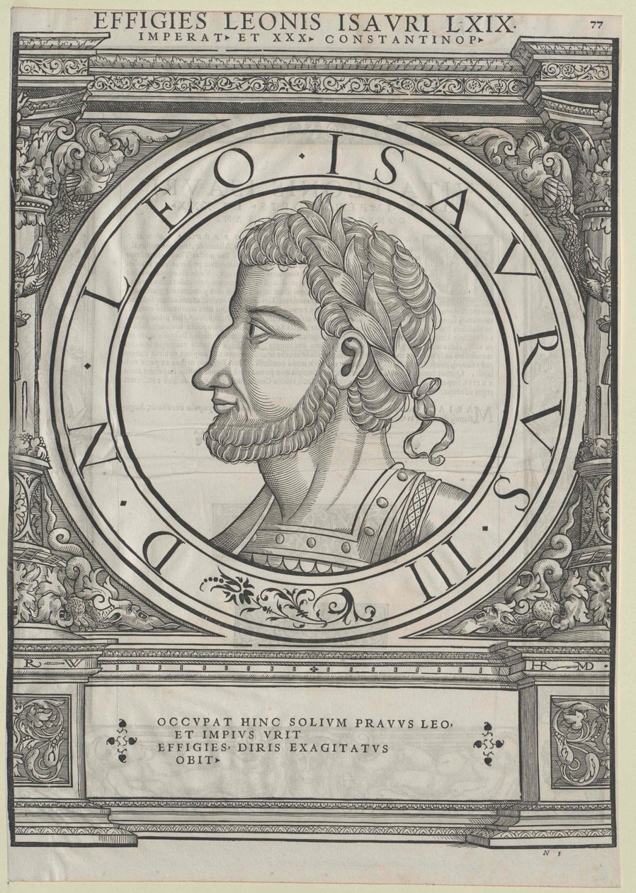 Emperor Leo III by Rudolph Wyssenbach