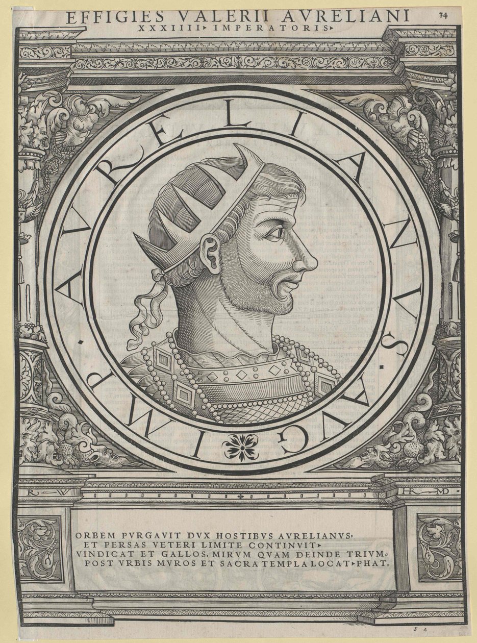 Roman Emperor Aurelianus by Rudolph Wyssenbach