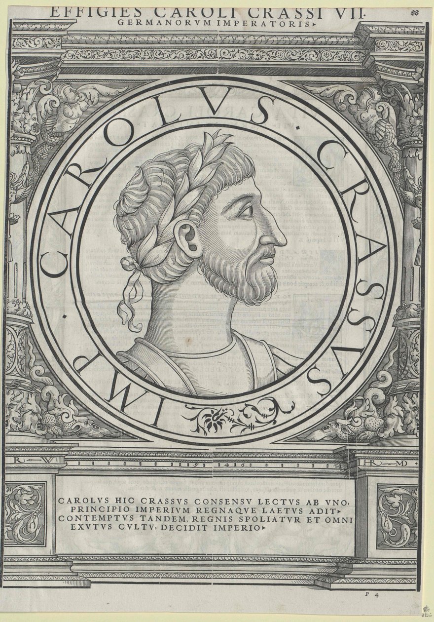 Emperor Charles III by Rudolph Wyssenbach