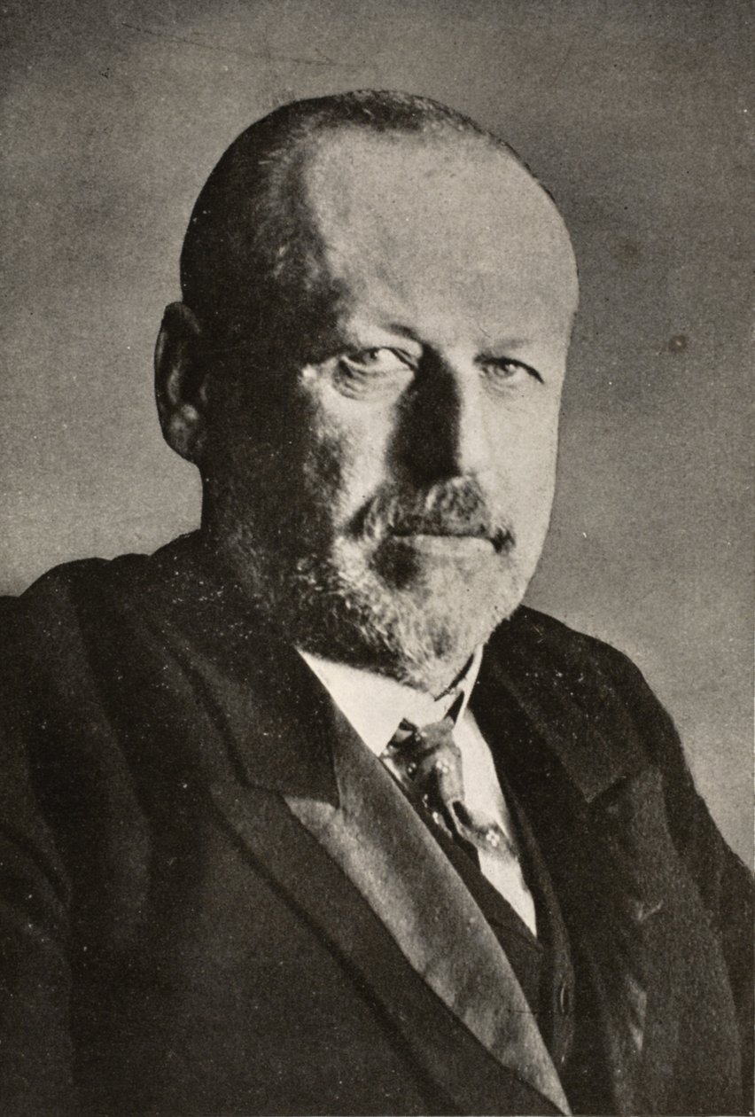 M.V. Rodzianko, President of the Imperial Duma under the Old and New Governments by Russian Photographer