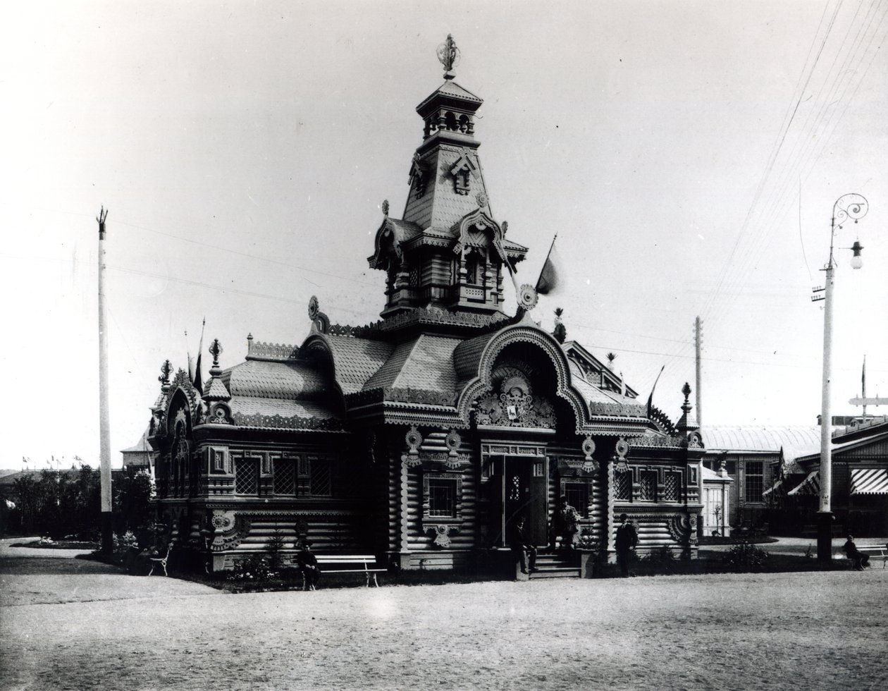 Pavilion at the All-Russian Exhibition of Industry and Art, Nizhny Novgorod, 1896 by Russian Photographer